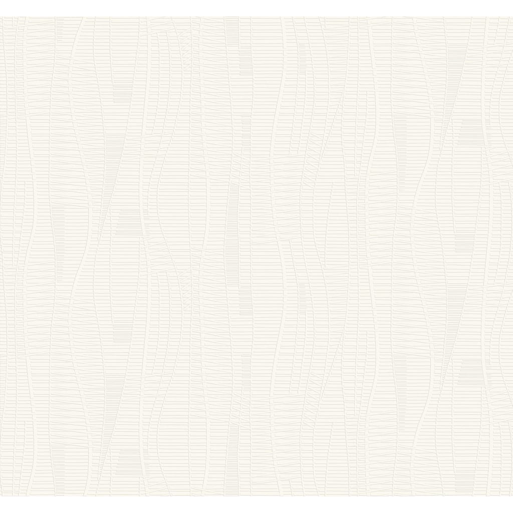 Warner Amir White Embossed Wallpaper