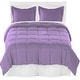 preview thumbnail 54 of 53, Bare Home Microfiber Comforter, Sheet Set, and Bed Skirt Lavender/White/White - Twin