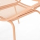 preview thumbnail 1 of 11, Outdoor Iron Chair set Orange