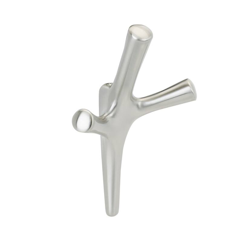 Amerock Kodiak Decorative Wall Hook - Triple Prong - Satin Nickel