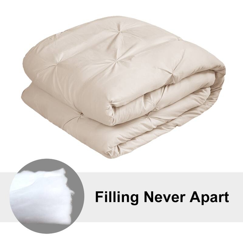 Shatex Pintuck Bedding Comforter Sets