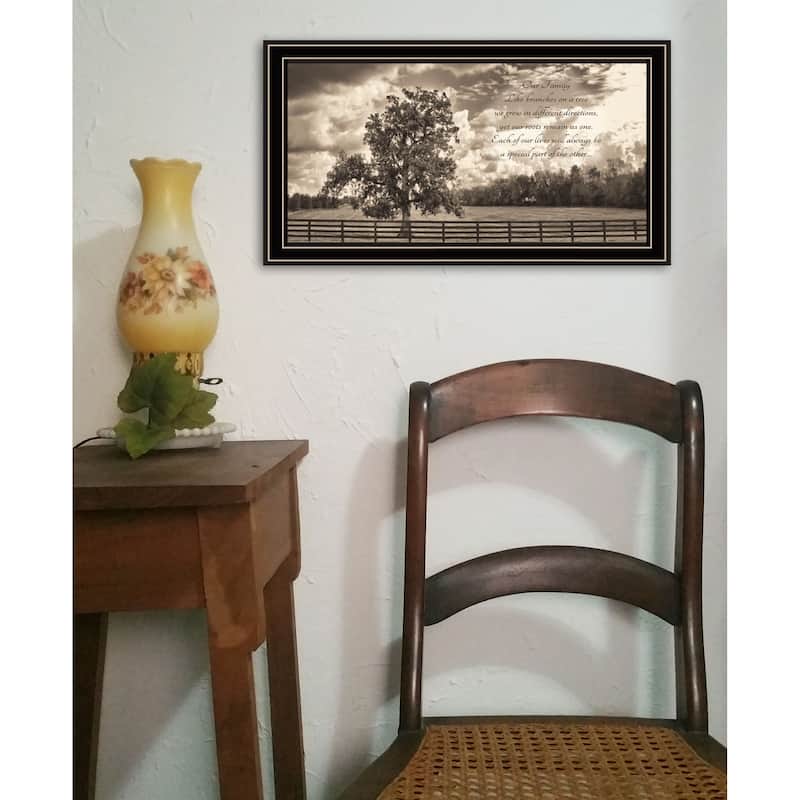 TrendyDecor4U "Our Family" Framed Print Wall Art