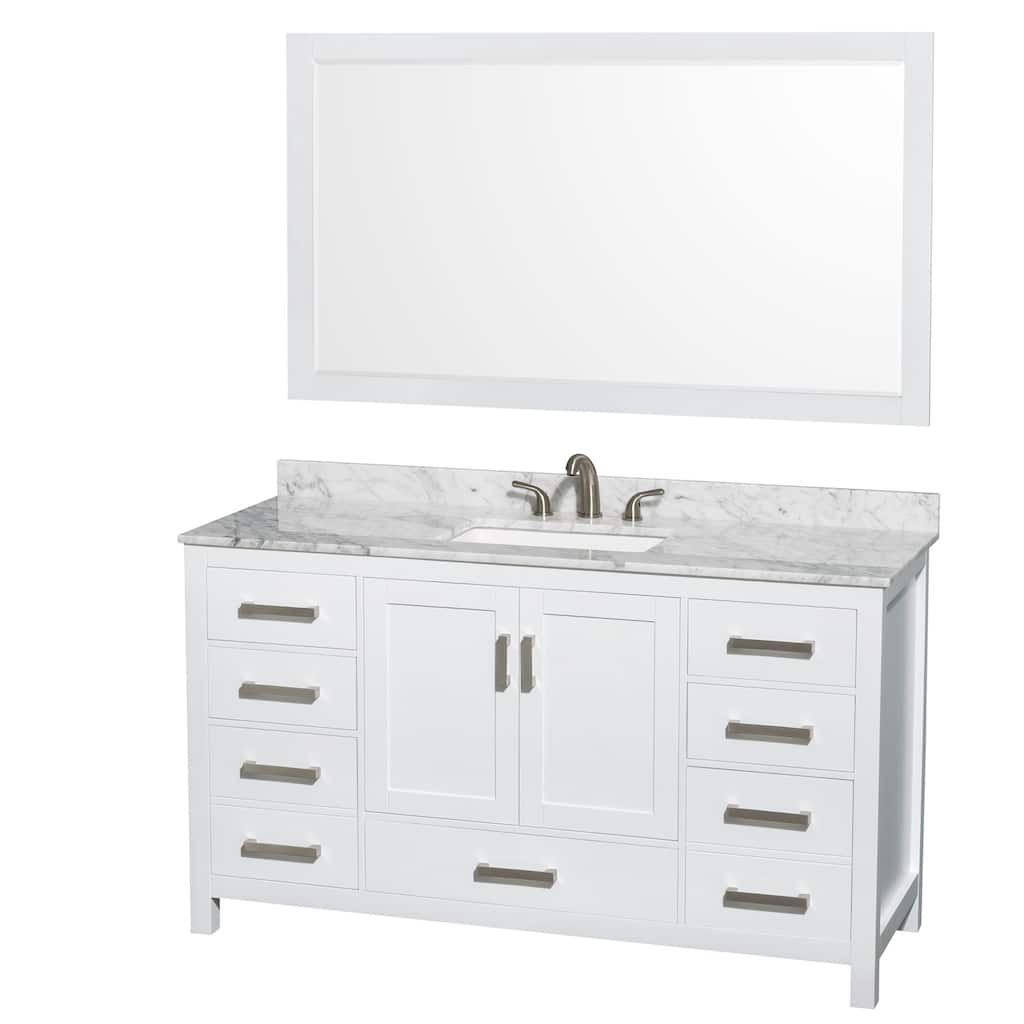 Wyndham Collection WCS141460SCMUS3M58 Sheffield 60" Free Standing