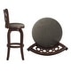 preview thumbnail 13 of 19, Rovinj Scroll Back Swivel Bar Stool