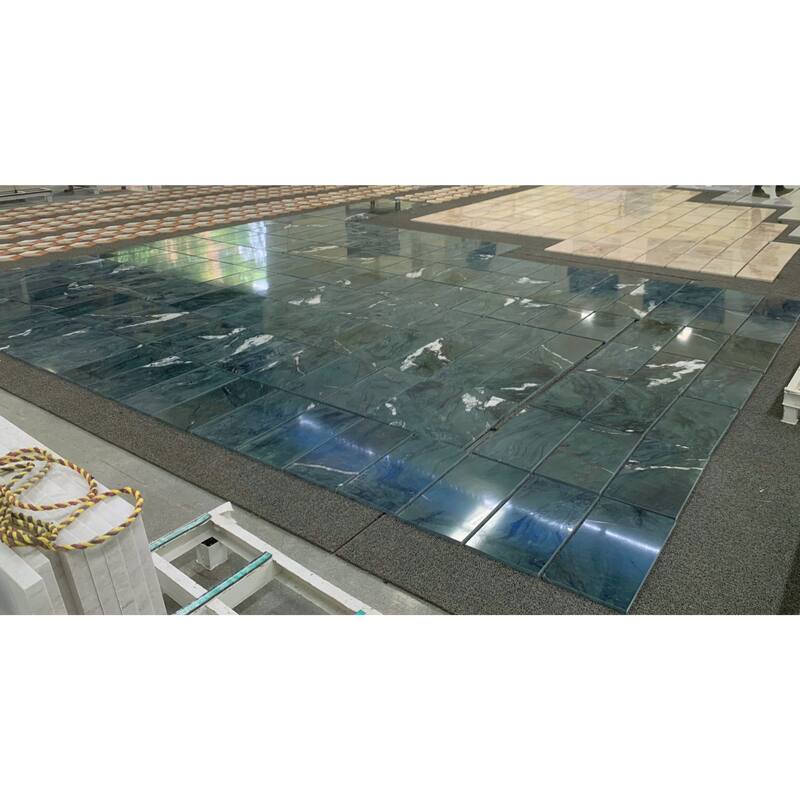 12*24 green natural marble, natural stone, genuine marble, real marble, for wall and floor, polished marble tile, 1 box 4 pcs