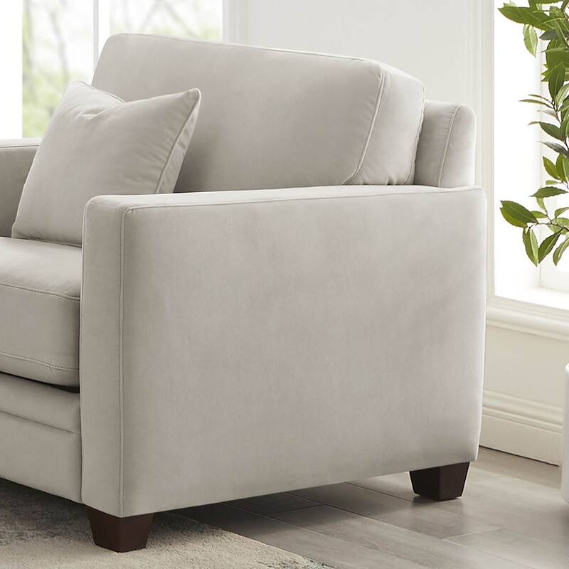 Hydeline Naples Fabric Chair, Memory Foam and Springs
