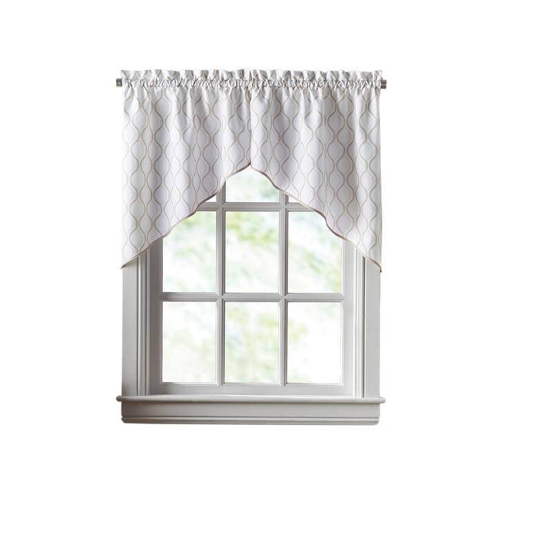 Curtainworks Morocco Swag, Valance, and Tier Pair Curtain Collection