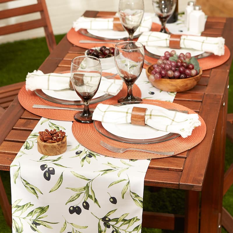 DII Anchors Print Outdoor Table Runner 14x72