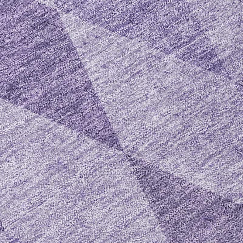 Machine Washable Indoor/ Outdoor Argyle Chantille Rug