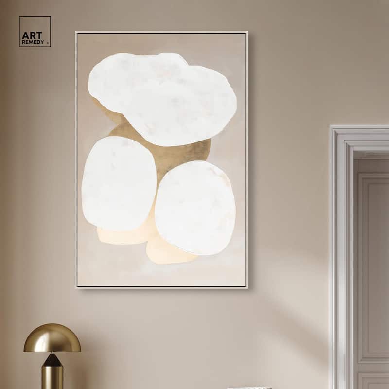 Stacked Stones II Canvas by Art Remedy