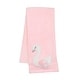 preview thumbnail 3 of 4, Bedtime Originals Blossom Pink/White Swan Coral Fleece Baby Blanket