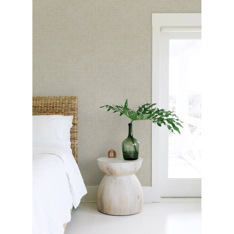 Chesapeake Wellen Light Grey Abstract Rope Wallpaper