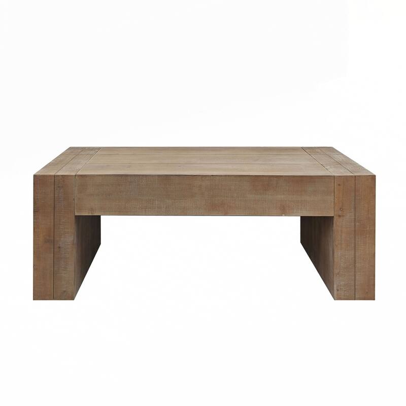 Rectangular Solid Wood Coffee Table