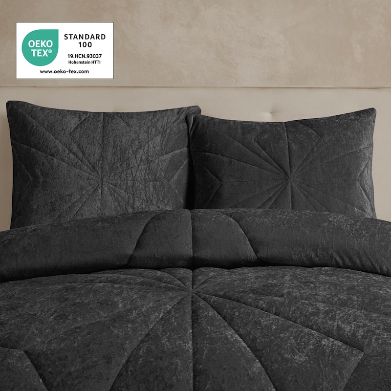 Gabriel Geometric Quilted Comforter Set