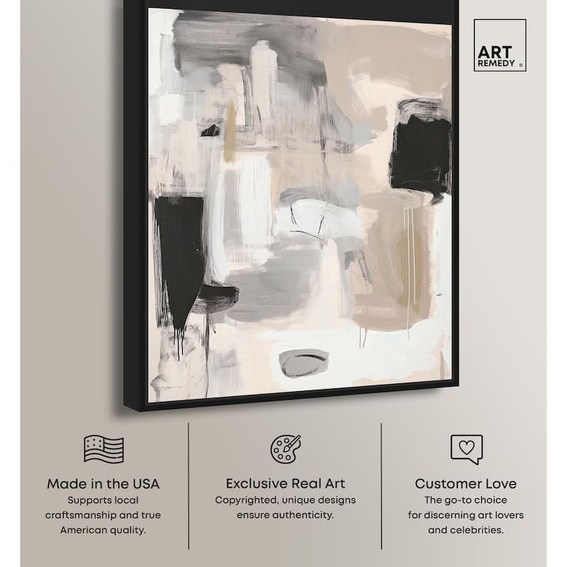 Beauty of Beige II Canvas by Art Remedy