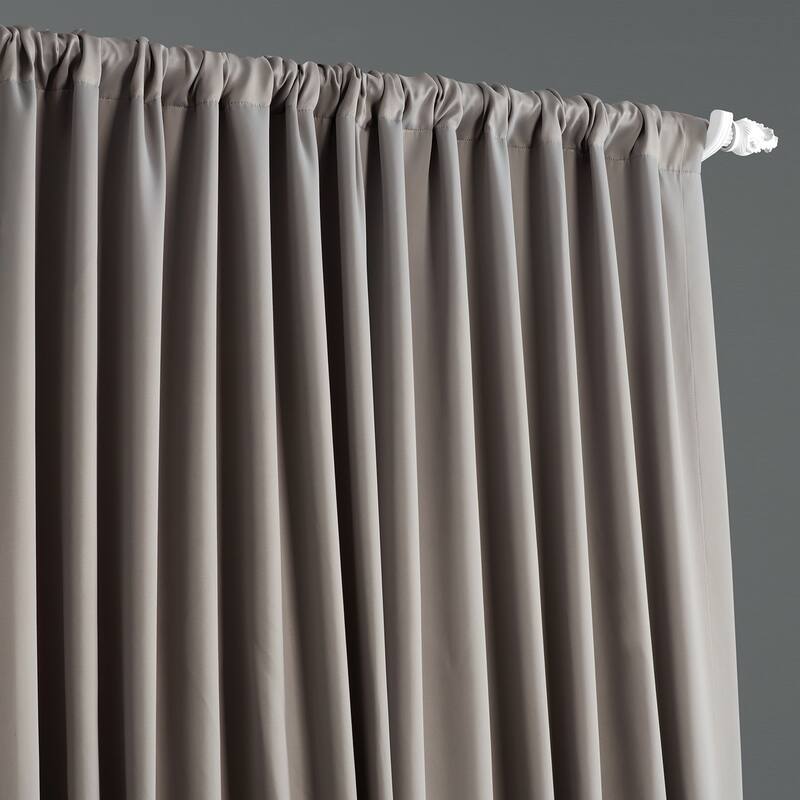 Exclusive Fabrics Extra Wide Room Darkening Curtain (1 Panel)