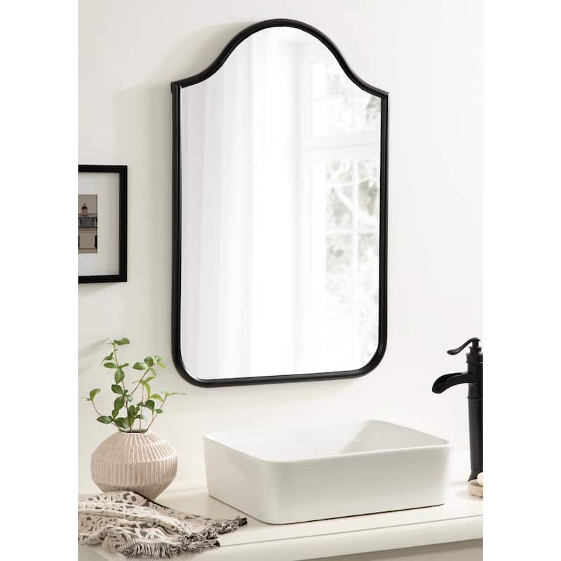 Kate and Laurel Fellows Framed Arch Wall Mirror