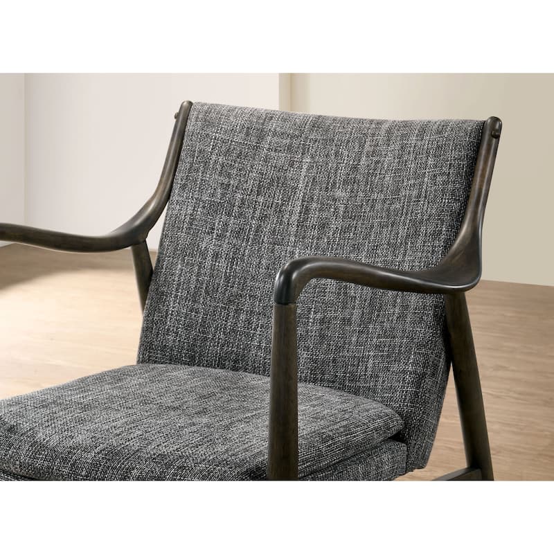 Petz Mid-Century Modern Fabric Upholstered Accent Chair by Furniture of America