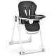 preview thumbnail 8 of 7, Baby High Chair Foldable Feeding Chair w/ 4 Lockable Wheels Black