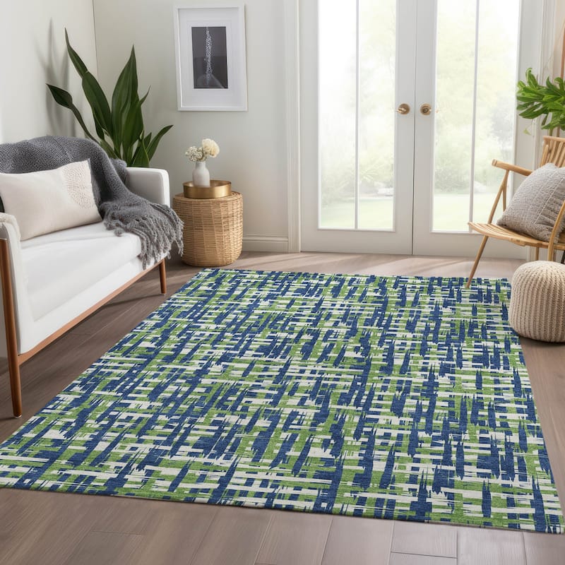 Premium Washable Super Soft Abstract Weave Mayfield Rug