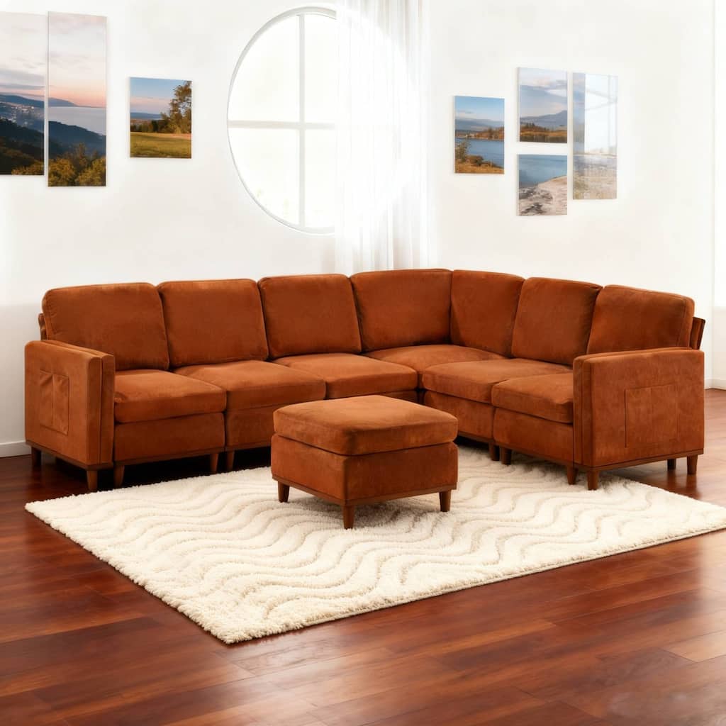 Modern Sofa Chair,Sectional Sofa with Soft Padding-Ideal for Living Room,Office & Dining Room