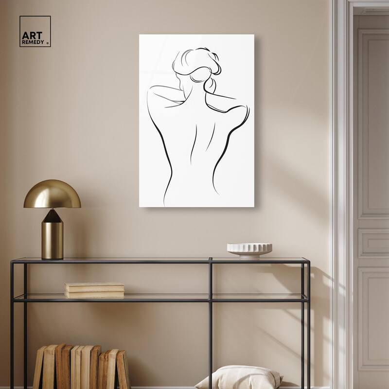 Woman in Contour II Acrylic by Art Remedy, Ready to Hang