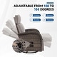 preview thumbnail 65 of 82, Pocassy Reclining Patio Chair with Adjustable Backrest