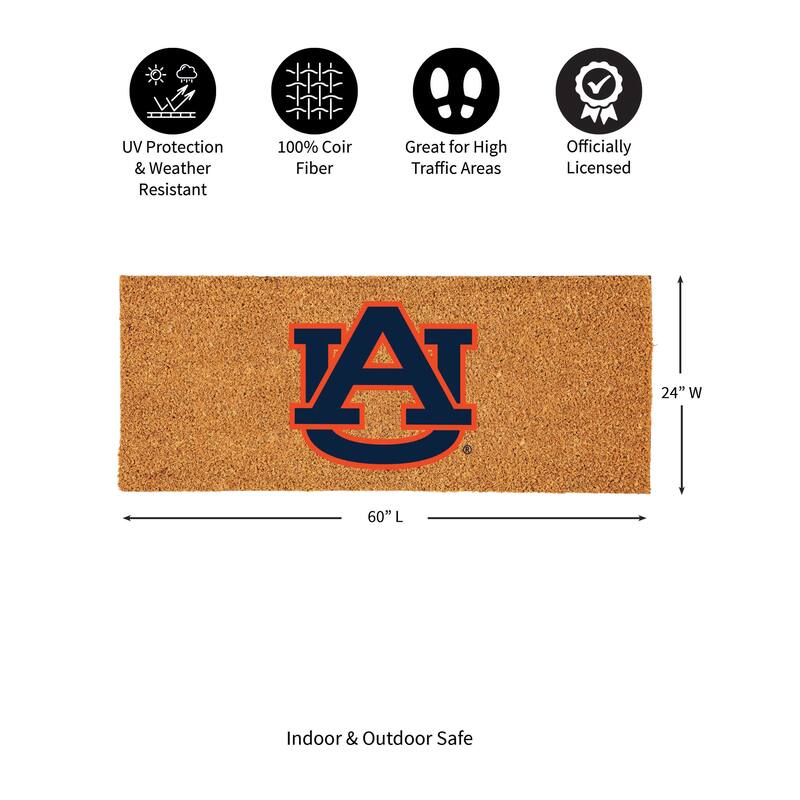 Auburn University Full Color Indoor/Outdoor Coir Mat