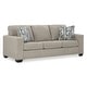 preview thumbnail 2 of 9, Signature Design by Ashley Deltona Parchment Queen Sofa Sleeper - 85" W x 38" D x 37" H
