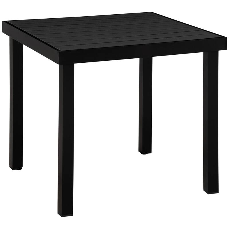 Patio Dining Table for 4,Rectangular Aluminum Outdoor Table for Garden