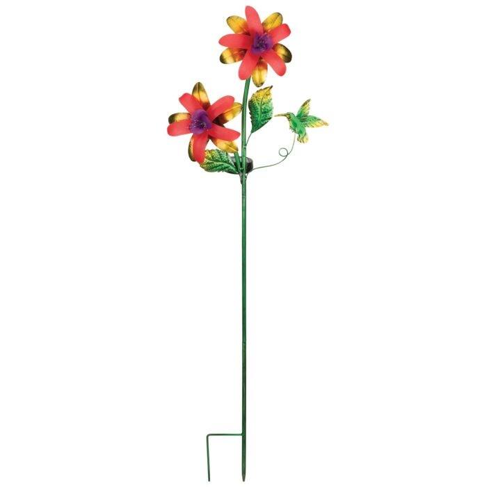 Fantasy Flower Solar Stake - Fuchsia