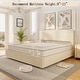 preview thumbnail 7 of 29, Platform Bed with Channel Tufted Corduroy Headboard and 4 Storage Drawers