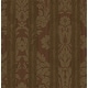 preview thumbnail 5 of 8, Seabrook Designs Sevda Striped Damask Unpasted Wallpaper 20.5 in. W x 33 ft. L - Metallic Maroon & Bronze