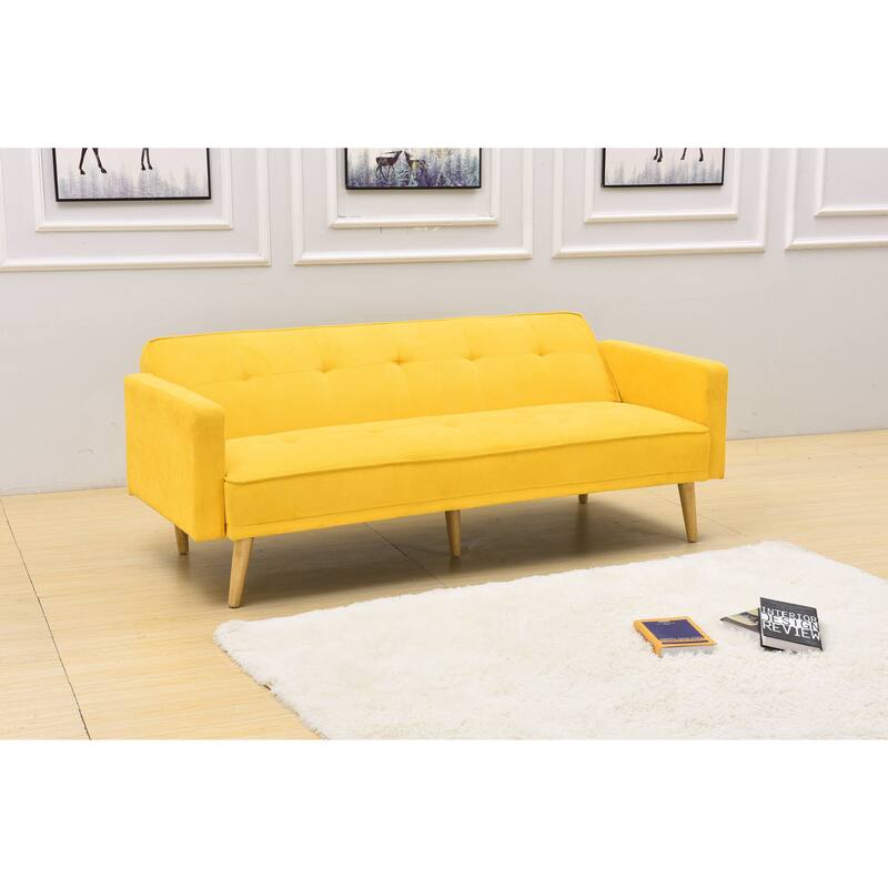 Modern Adjustable 3-position Sleeper Sofa Futon