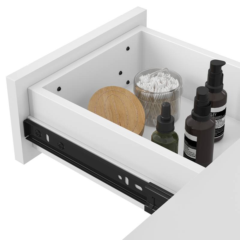 Bathroom Vanity with Marble Countertop without Mirror