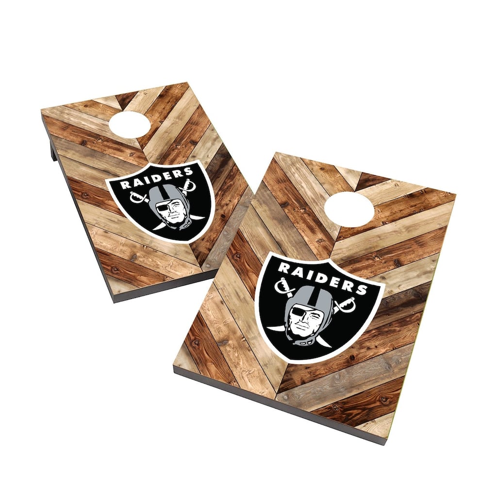 Las Vegas Raiders 2x4 Cornhole Bag Toss