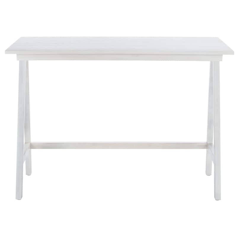 SAFAVIEH Irva Mahogany Wood Writing Desk - White Wash