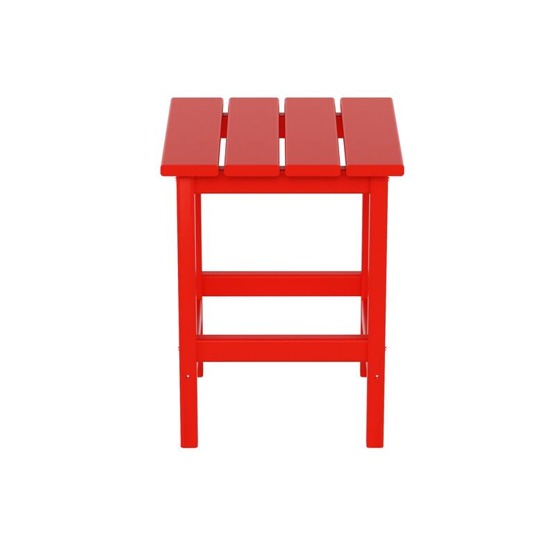 Laguna HDPE Eco-Friendly Outdoor Square Patio Side Table