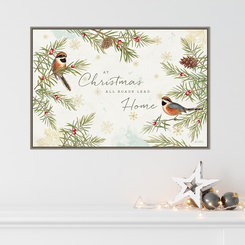 Christmas Tradition I by Katie Pertiet Framed Canvas Wall Art