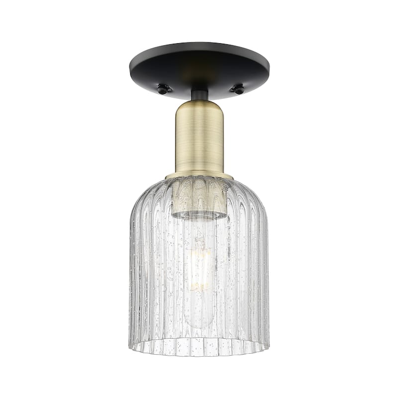 Innovations Lighting Downtown Urban - Bridal Veil - 1 Light 5" Semi-Flush Mount Light