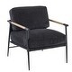 preview thumbnail 2 of 4, Leisure chair lounge for Living Room chair velvet Black color