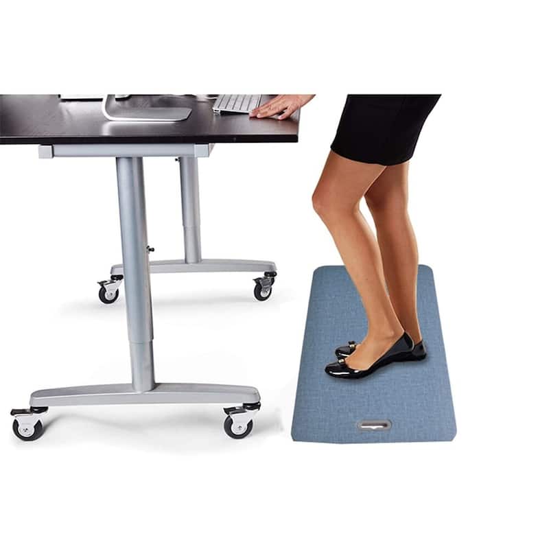 Rubber Foot Standing Desk Comfort Floor Mat for Kitchen or Office - 38.66*12*1.7