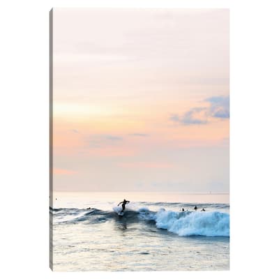 Sunset Surfer by Sisi and Seb Canvas Art Print
