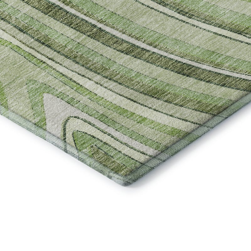 Premium Washable Super Soft Modern Waves Mayfield Rug