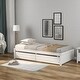 preview thumbnail 9 of 20, Twin Size Solid Wood Bed with 2 Drawers White