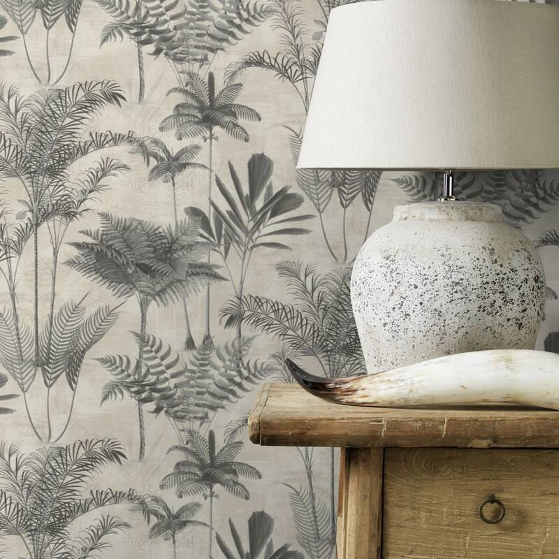 Rasch Kinabalu Charcoal Rainforest Wallpaper