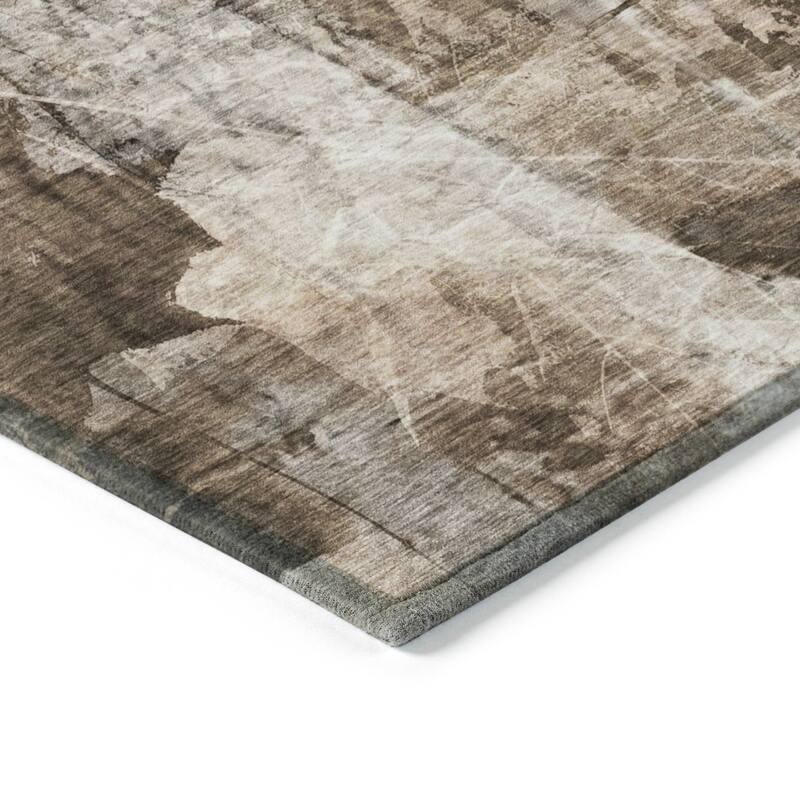 Machine Washable Indoor/ Outdoor Foilage Chantille Rug