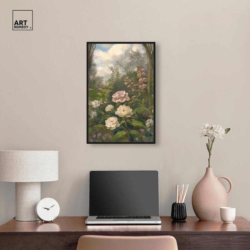 Woodland Bloom Canvas by Art Remedy