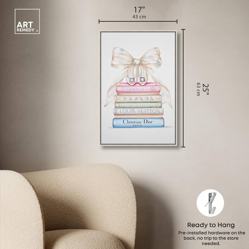 Heel and Luxury Books I Canvas by Art Remedy