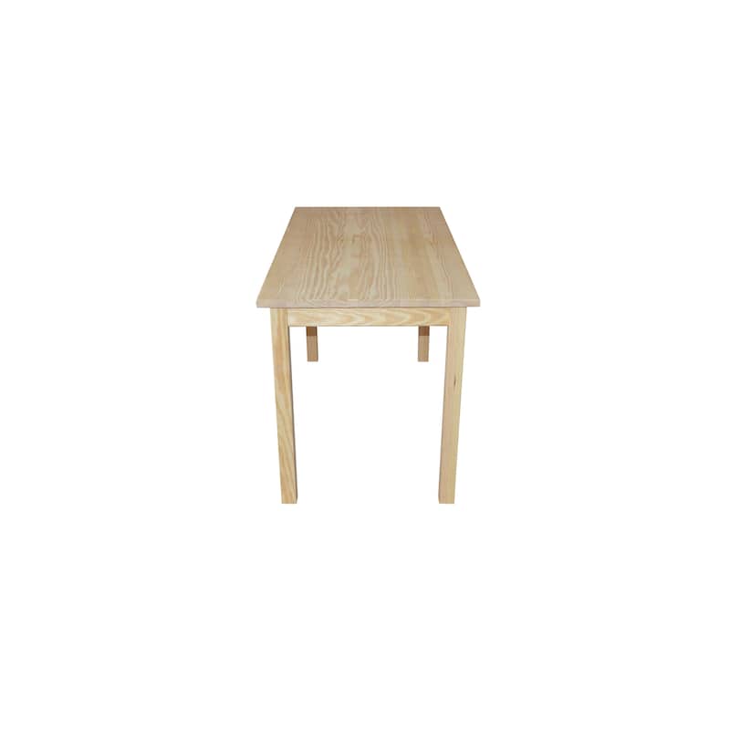 55" Yellow Pine Table - N/A